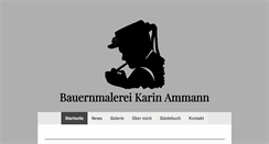 Desktop Screenshot of bauernmalerei-ammann.ch